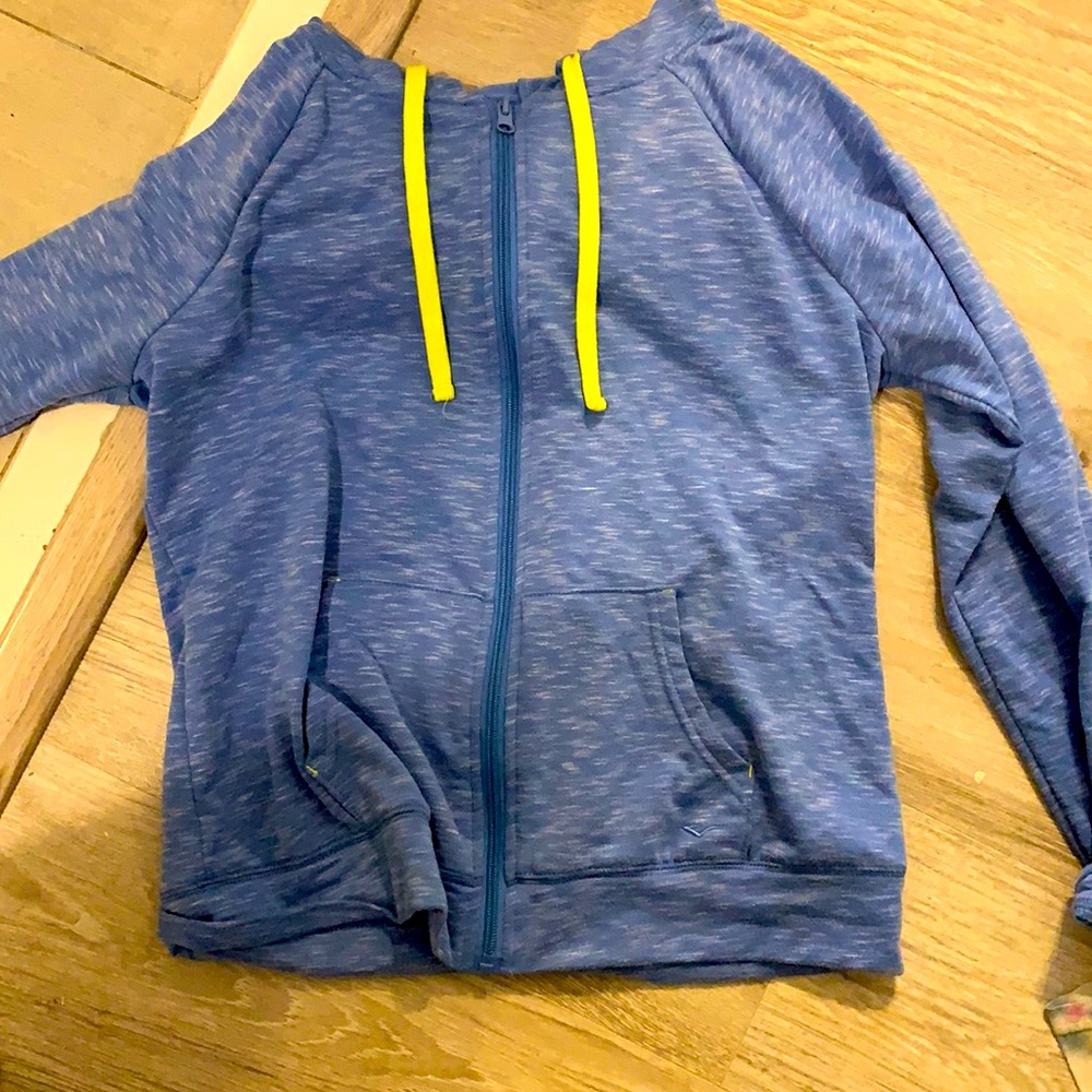 Medium really soft blue zip up